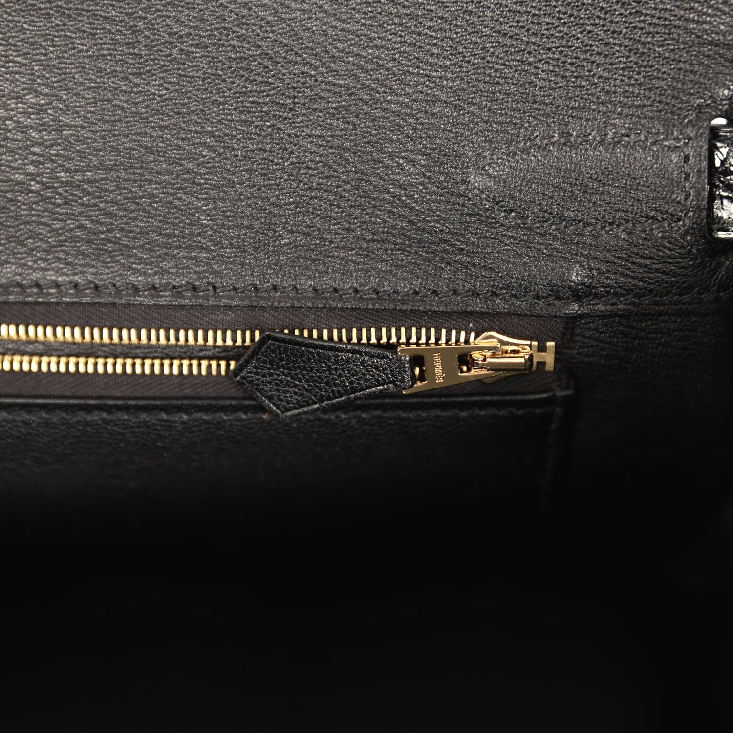 Hermes Birkin 30 Black Shiny Crocodile Niloticus Gold Hardware