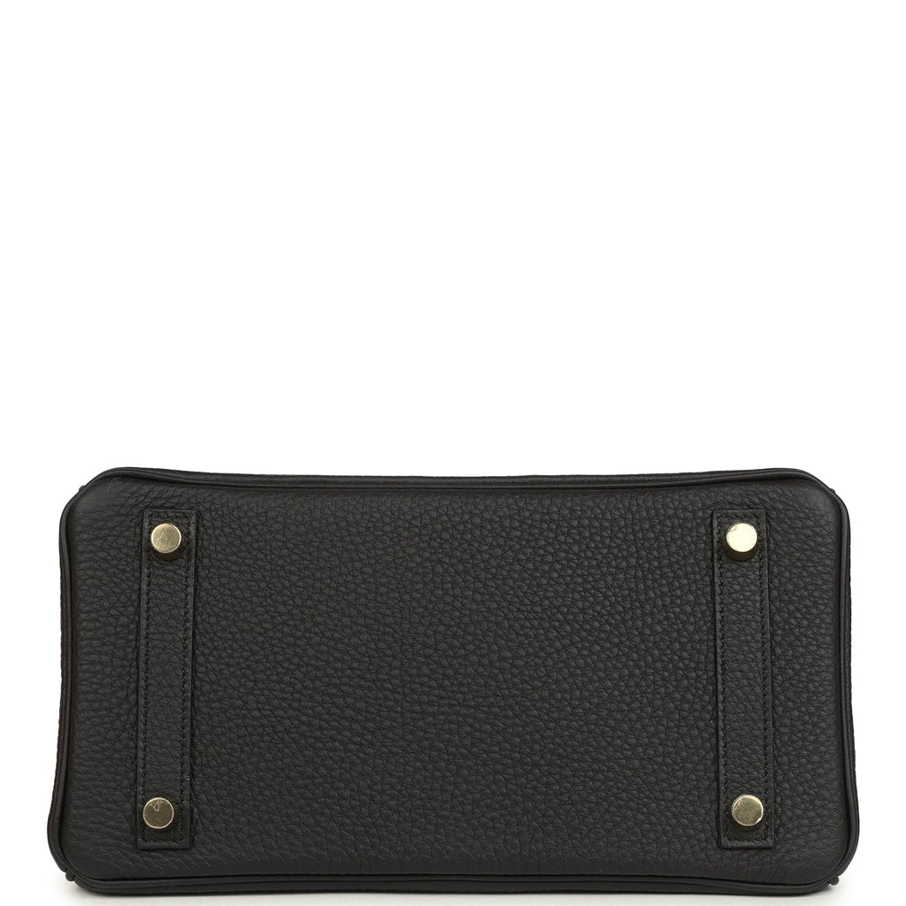 Hermes Birkin 25 Black Togo Gold Hardware