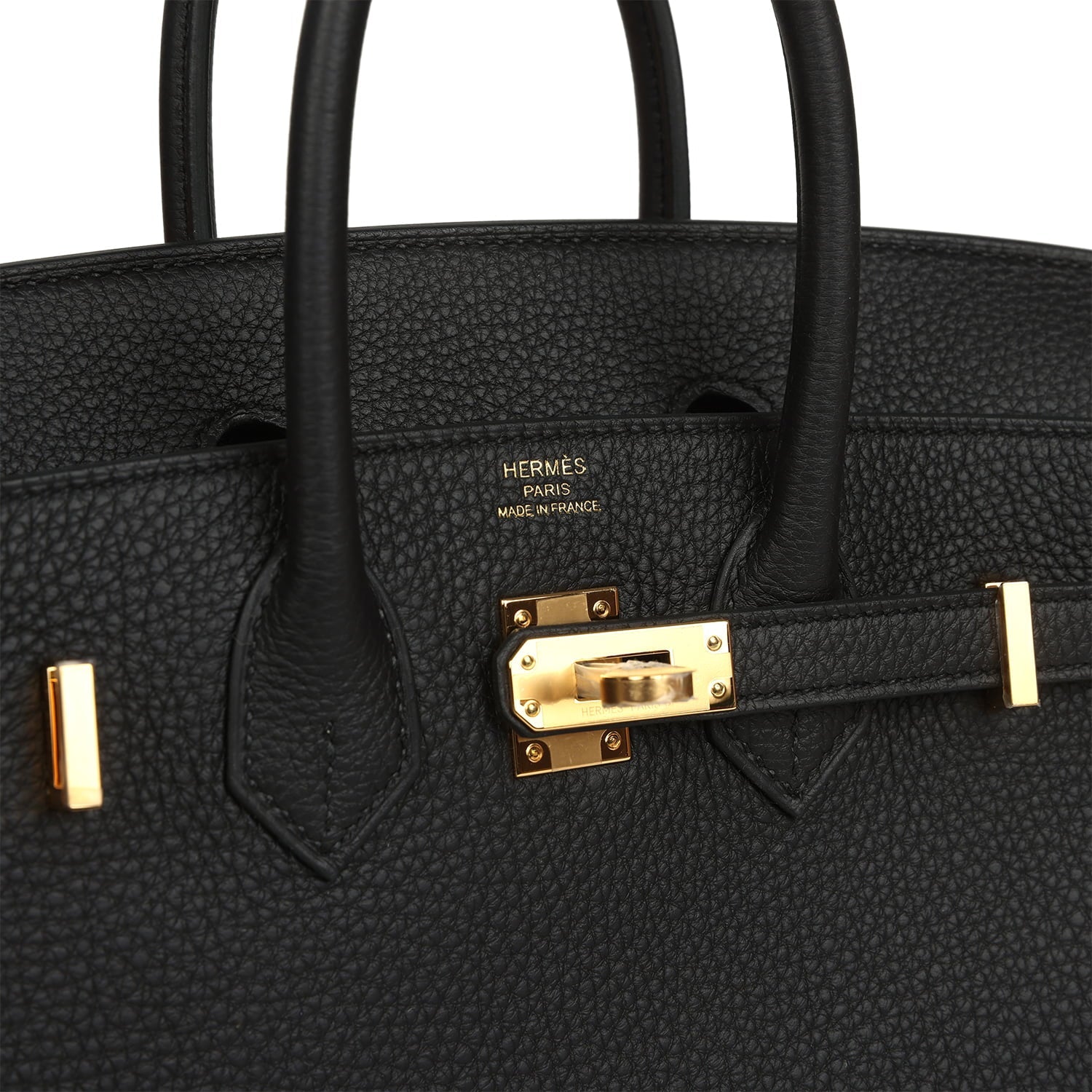 Hermes Birkin 25 Black Togo Gold Hardware
