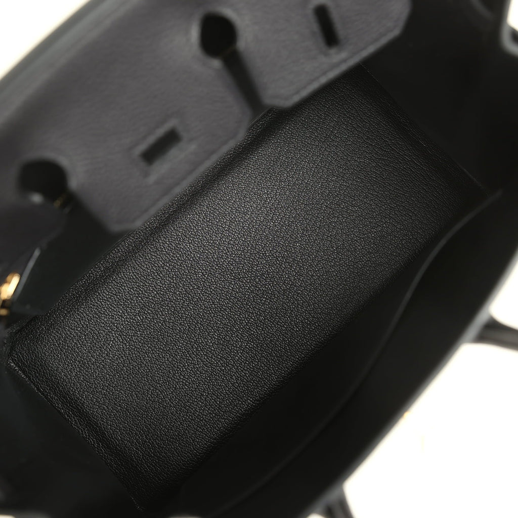 Hermes Birkin 25 Black Togo Gold Hardware