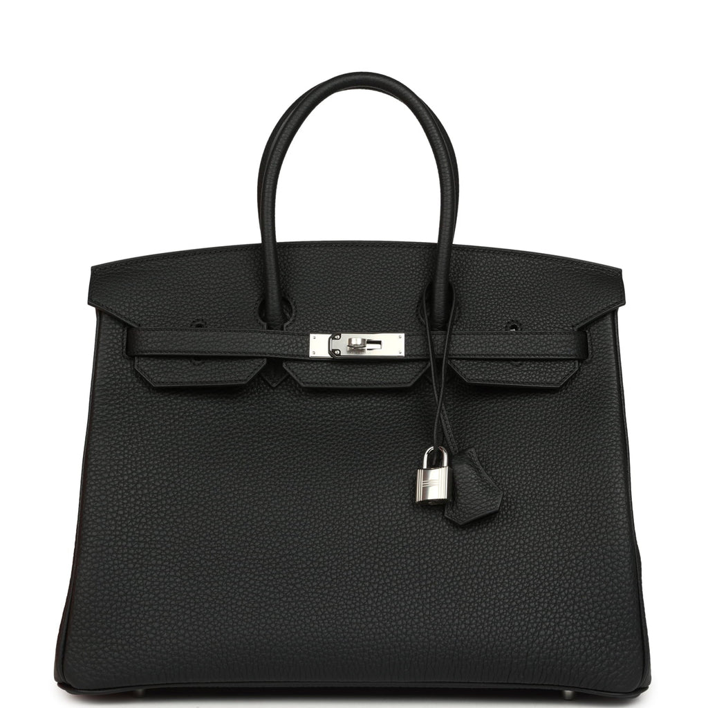 Hermes Birkin 35 Black Togo Palladium Hardware