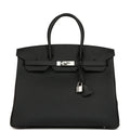Hermes Birkin 35 Black Togo Palladium Hardware