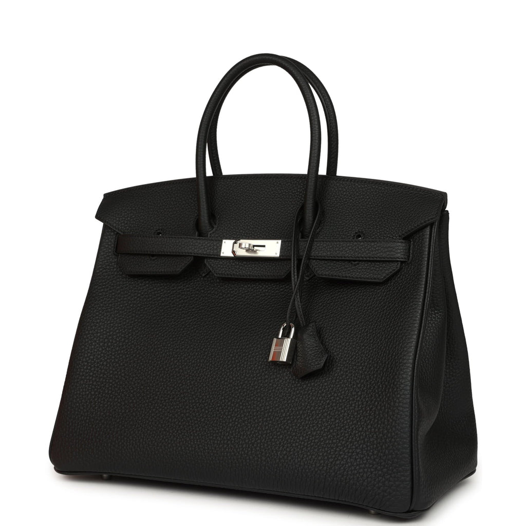 Hermes Birkin 35 Black Togo Palladium Hardware