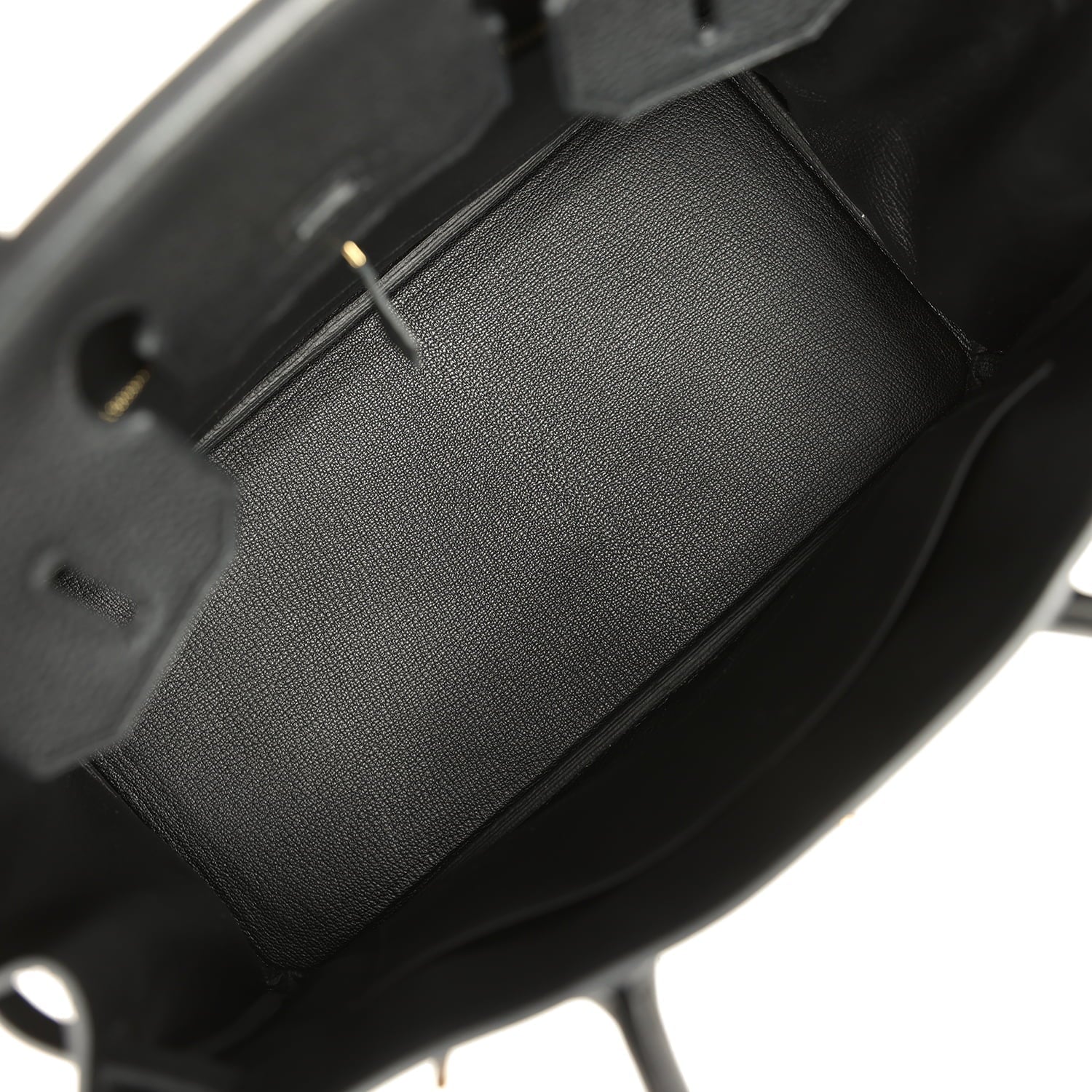 Pre-owned Hermes Birkin 30 Black Togo Permabrass Hardware