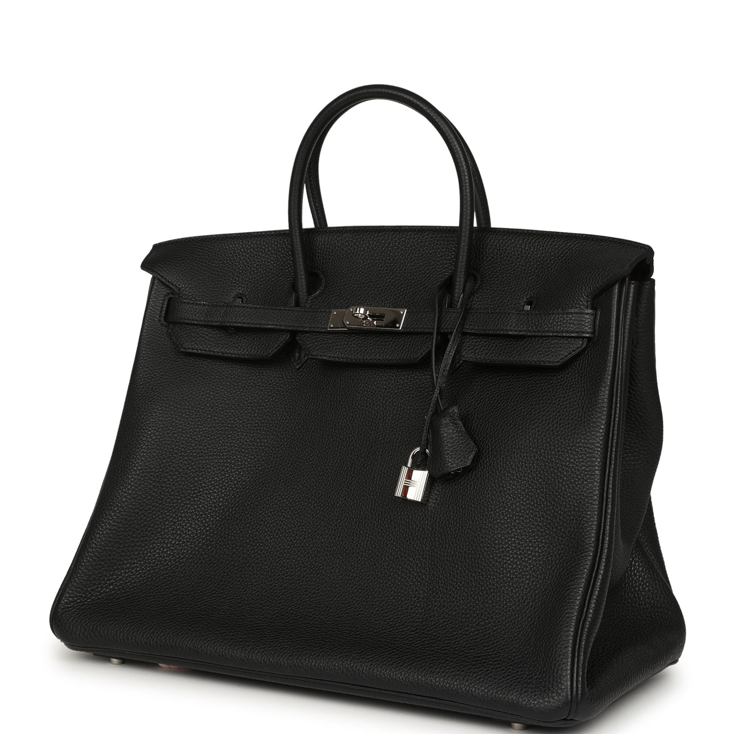 Pre-owned Hermes Birkin 40 Black Togo Palladium Hardware