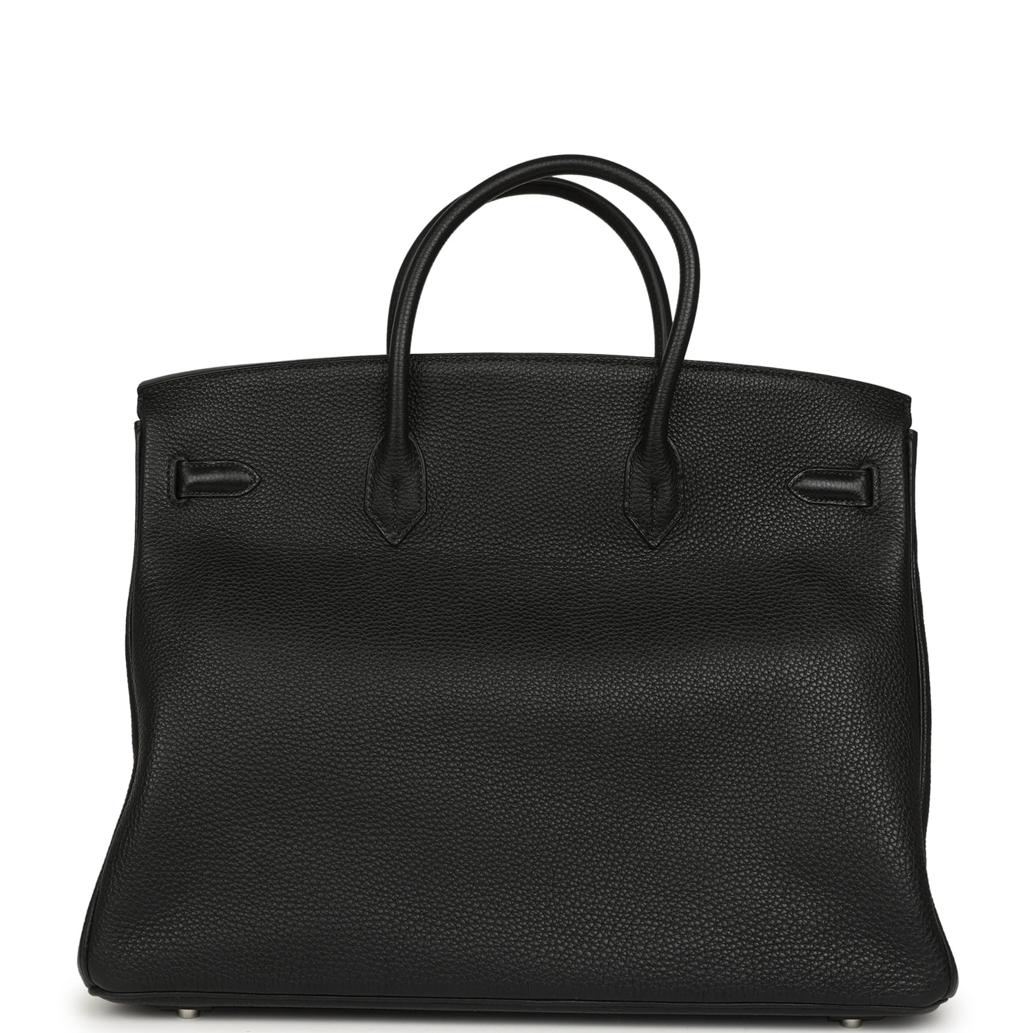 Pre-owned Hermes Birkin 40 Black Togo Palladium Hardware