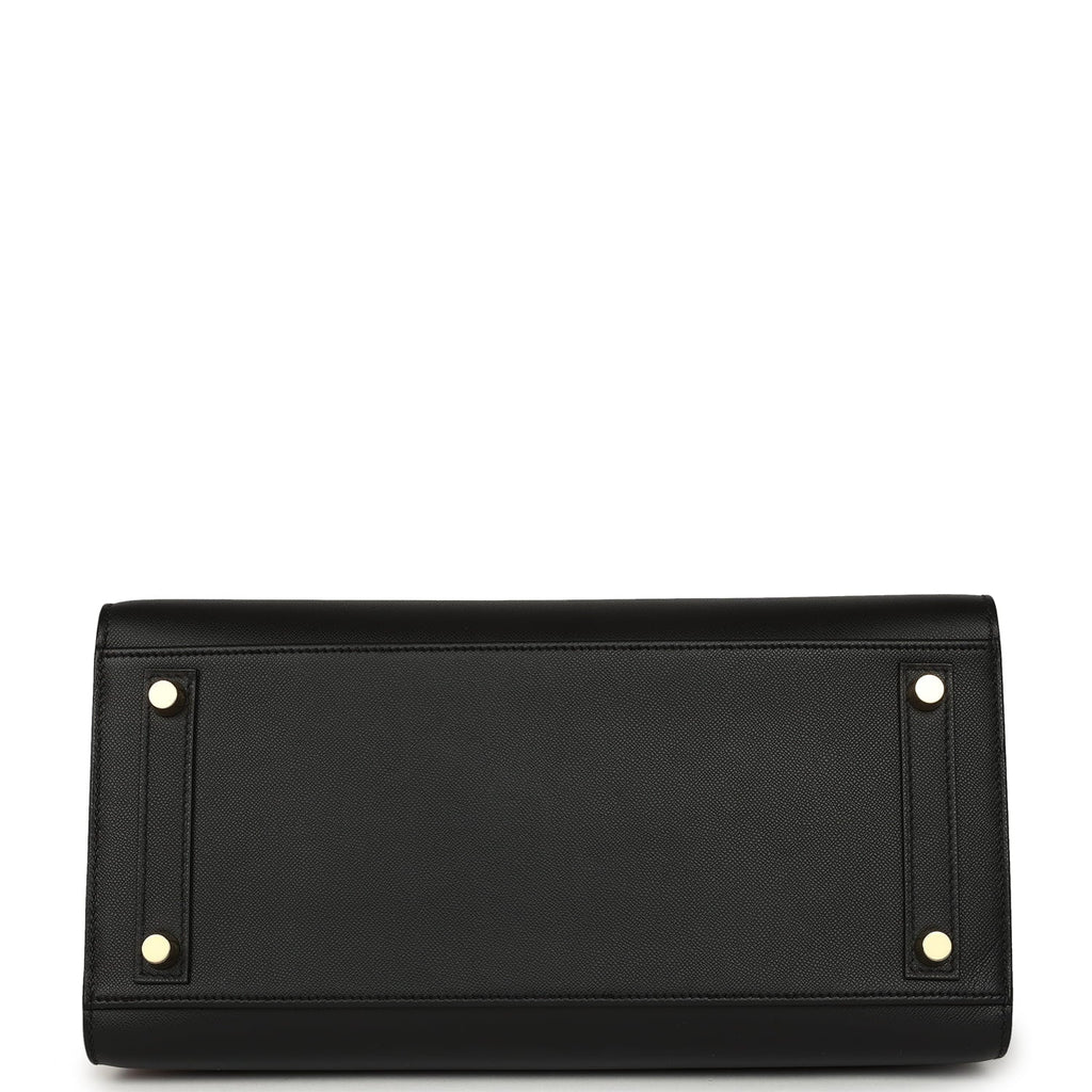 Hermes Birkin Sellier 30 Black Madame Gold Hardware