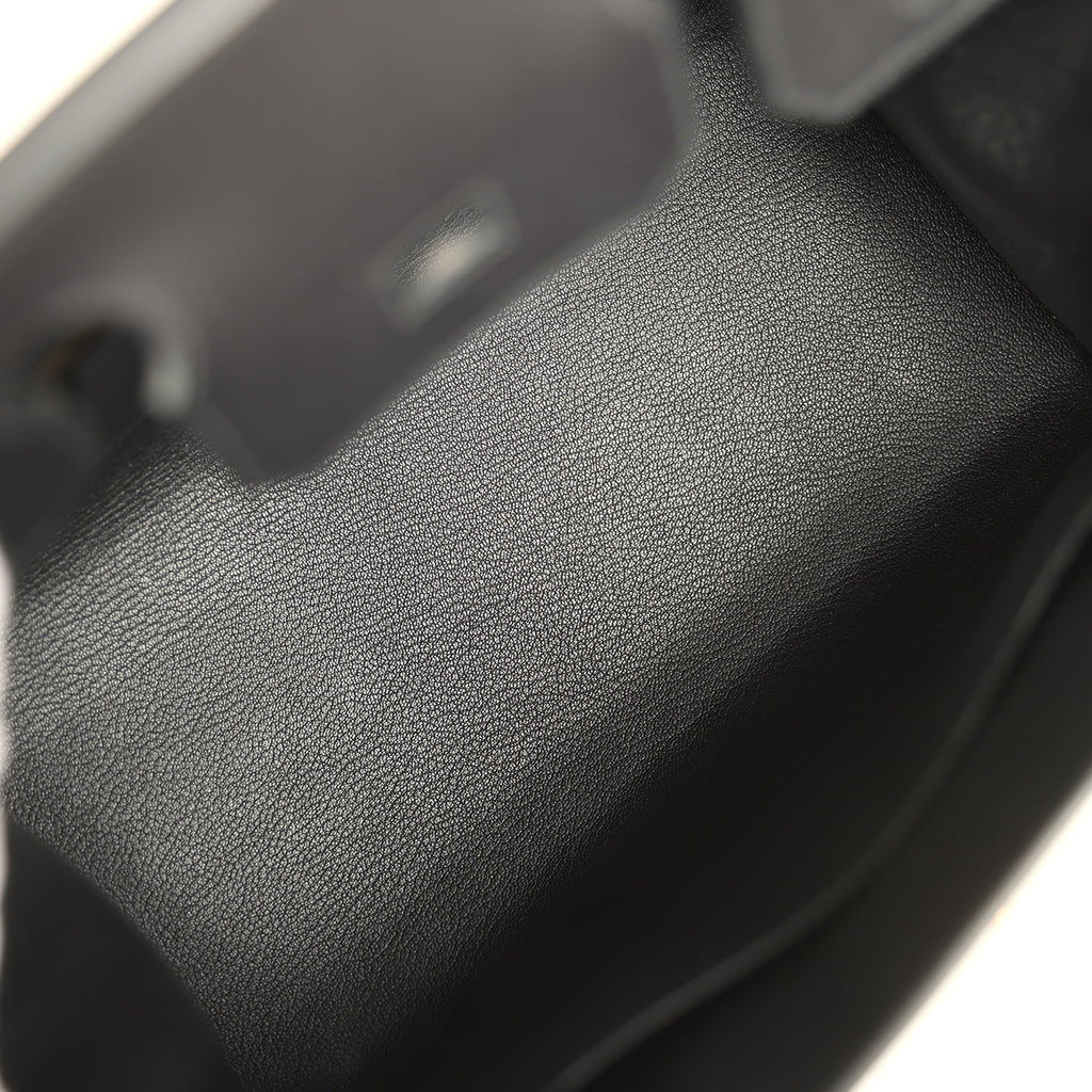 Hermes Birkin Sellier 30 Black Madame Gold Hardware