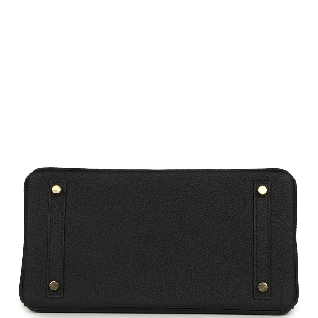 Hermes Birkin 30 Black Togo Permabrass Hardware