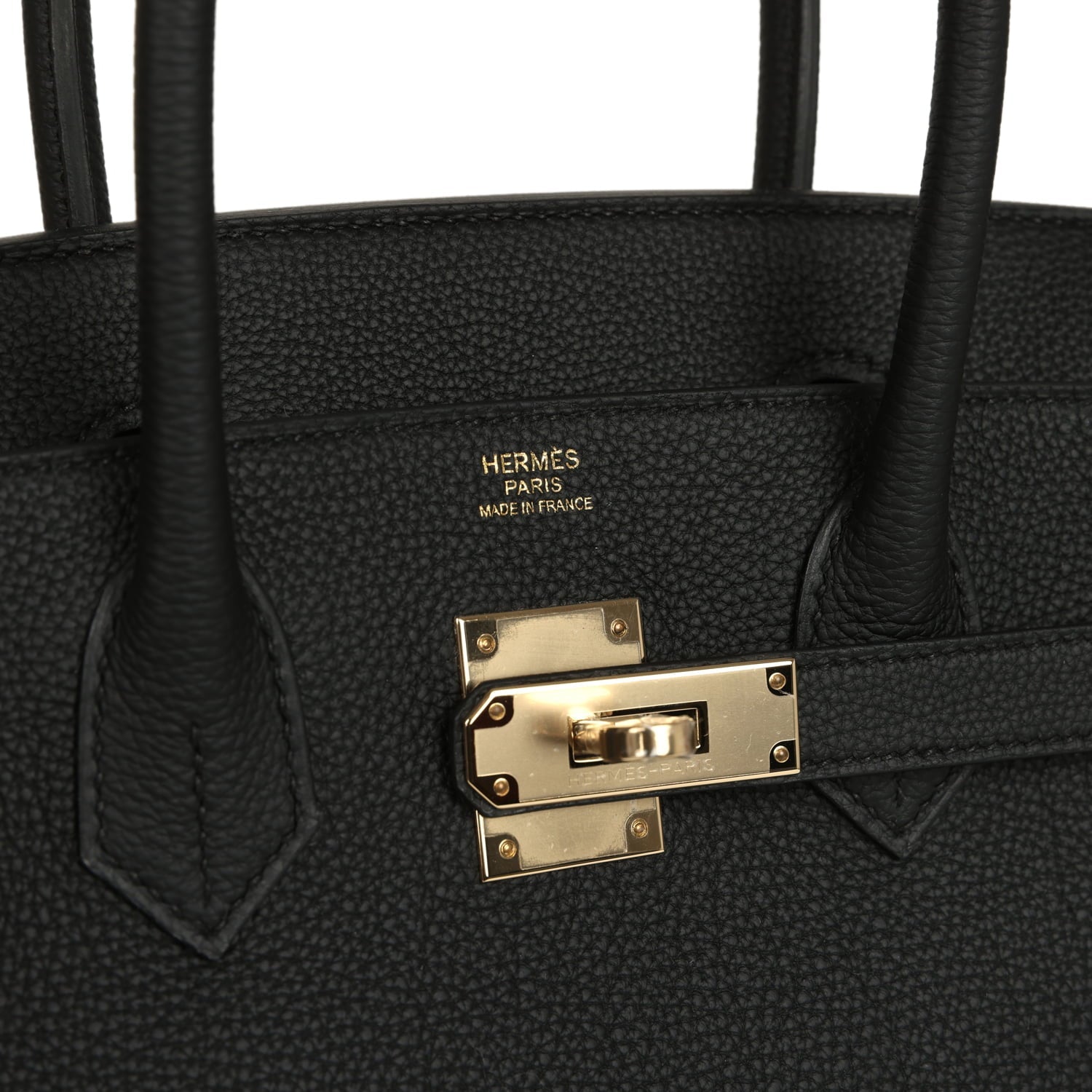 Hermes Birkin 30 Black Togo Permabrass Hardware