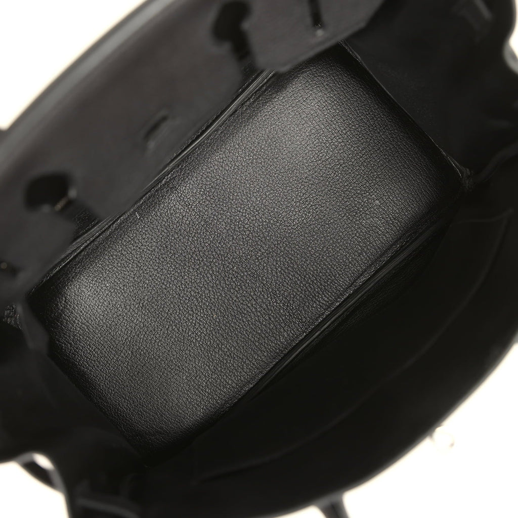 Pre-owned Hermes Birkin 30 Black Togo Palladium Hardware