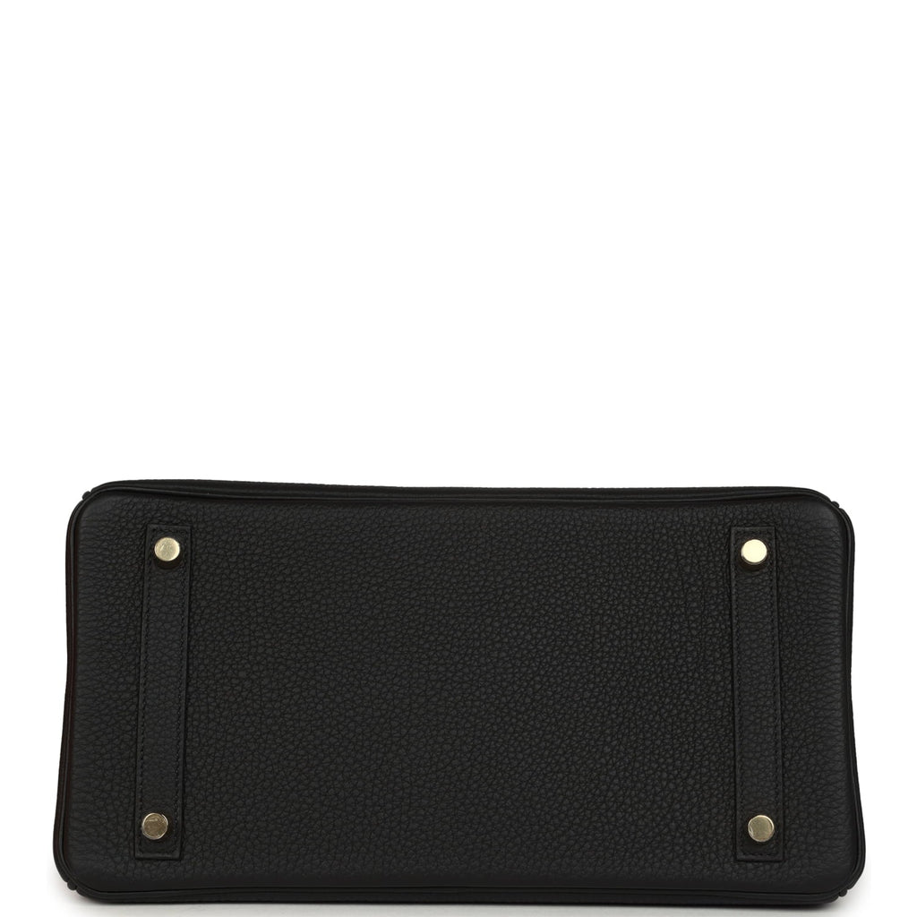Hermes Birkin 30 Black Togo Gold Hardware