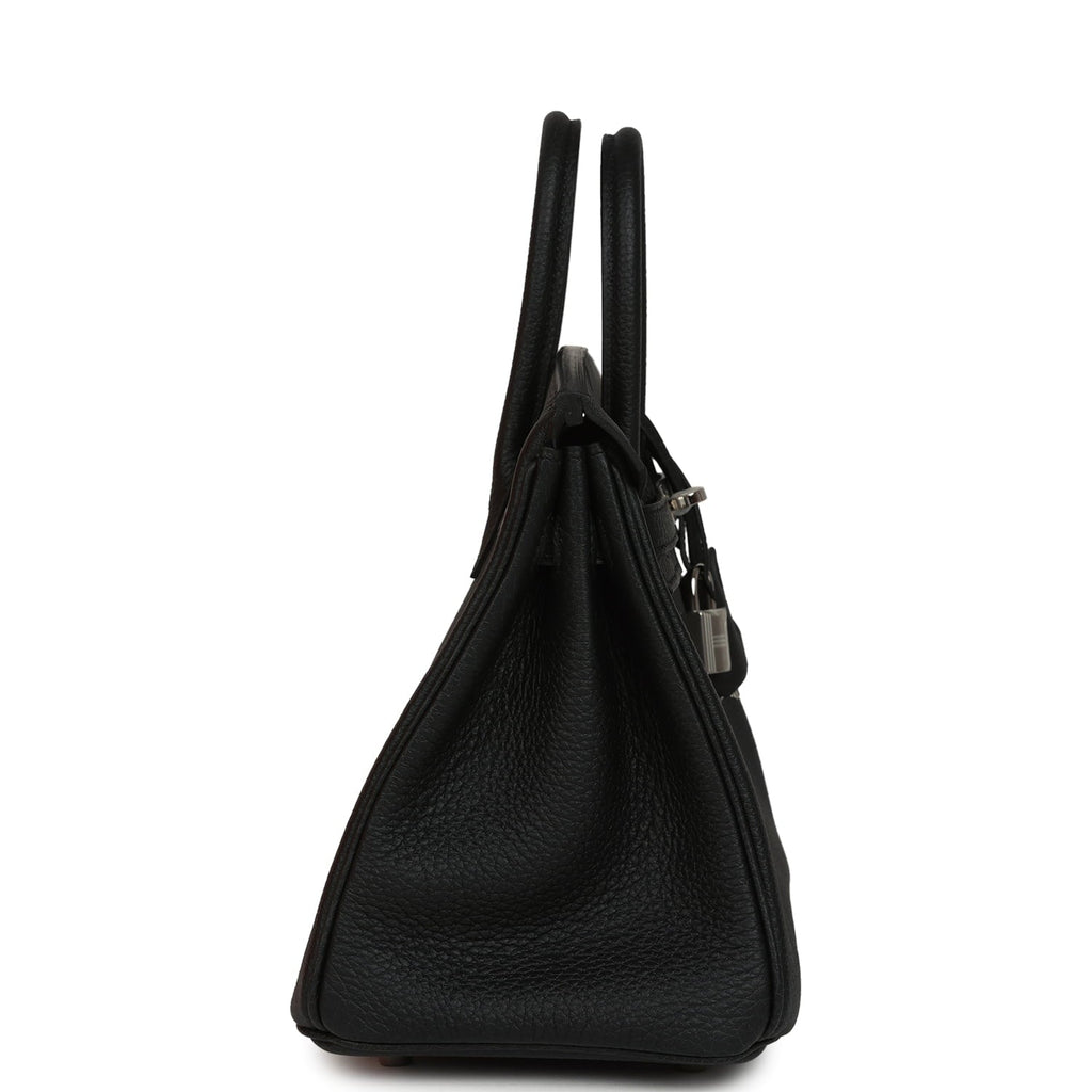 Hermes Birkin 25 Black Togo Palladium Hardware