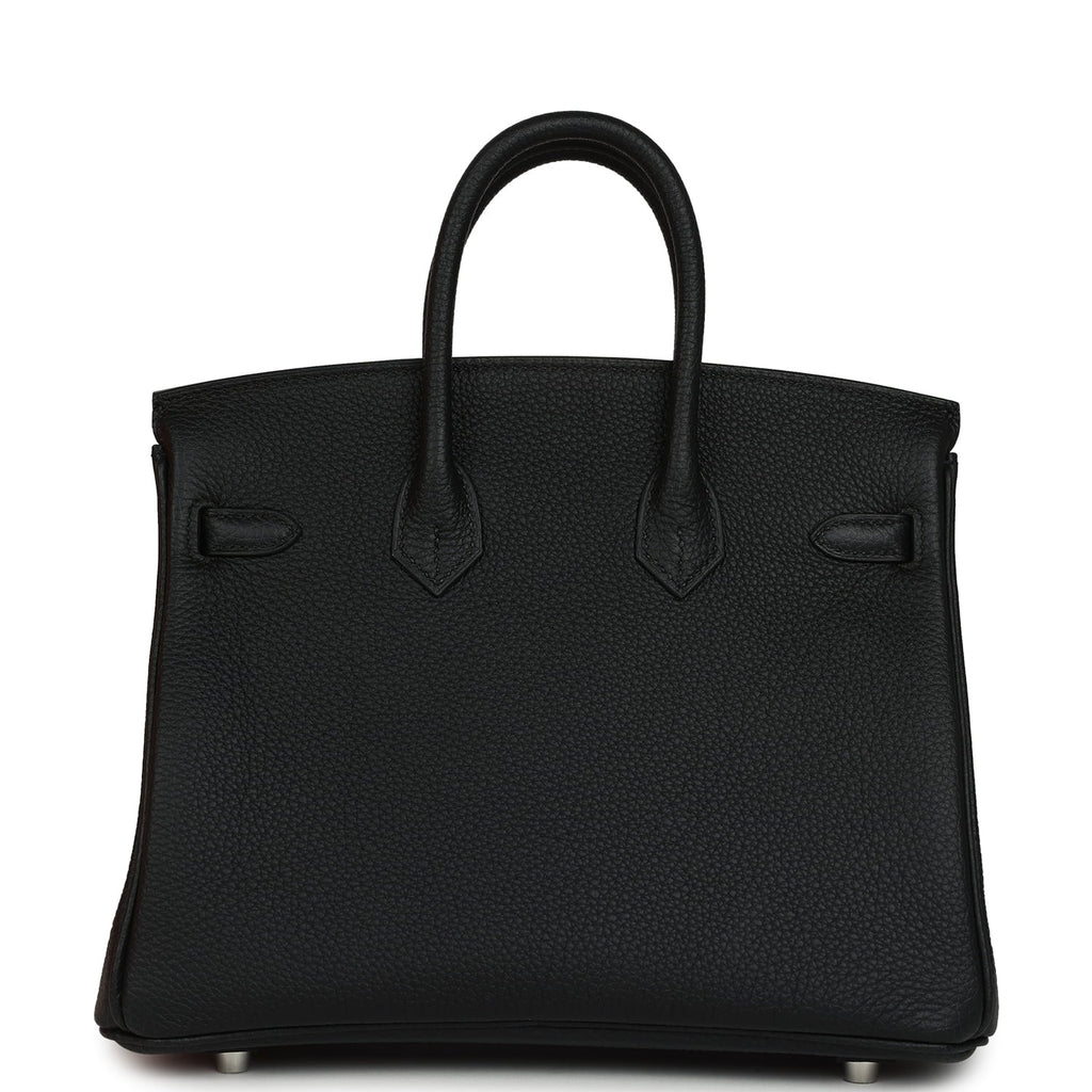 Hermes Birkin 25 Black Togo Palladium Hardware
