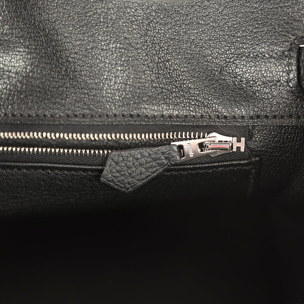 Hermes Birkin 25 Black Togo Palladium Hardware