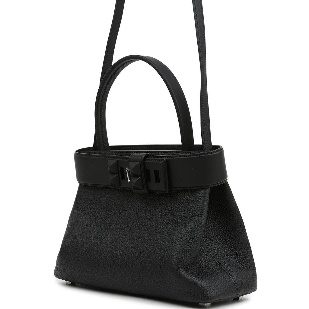 Hermes Medor Bag Black Togo and Swift Palladium Hardware