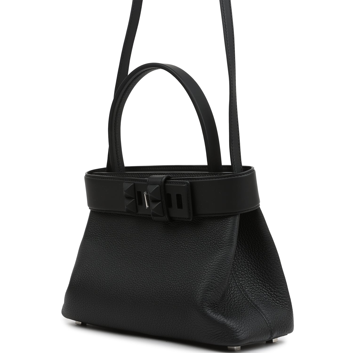 Hermes Medor Bag Black Togo and Swift Palladium Hardware