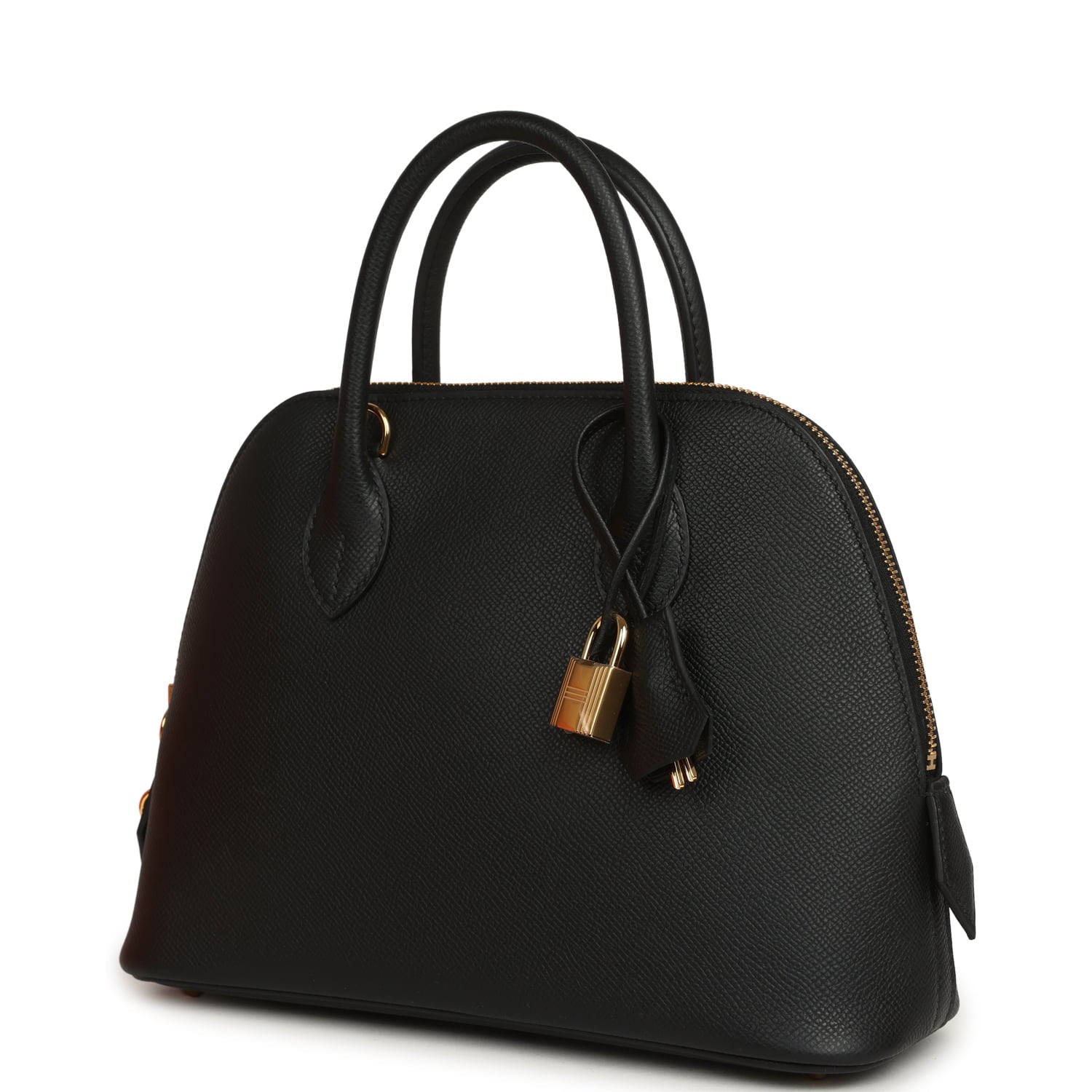 Hermes 1923 Bolide 25 Black Epsom Gold Hardware
