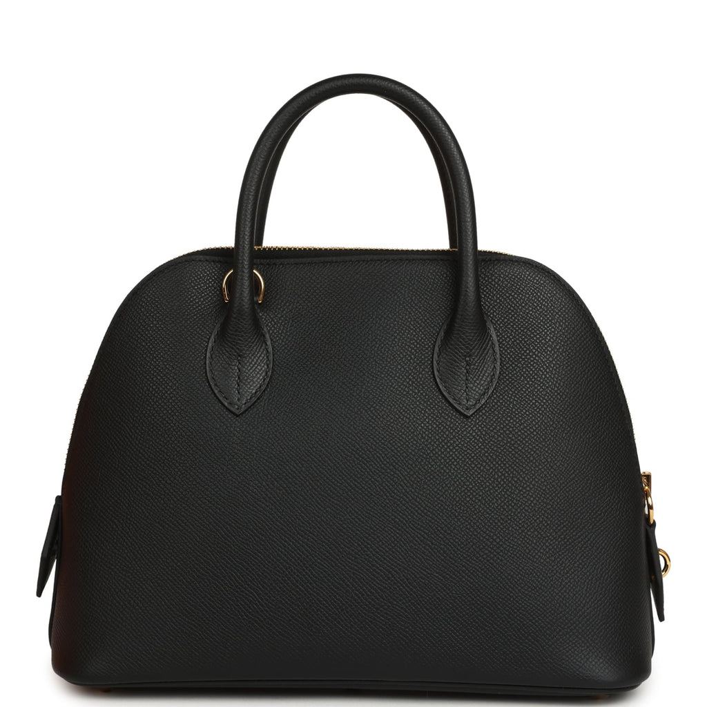 Hermes 1923 Bolide 25 Black Epsom Gold Hardware