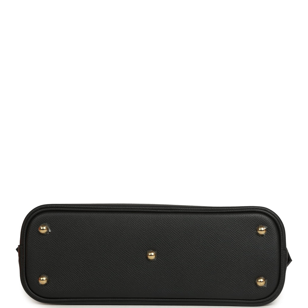 Hermes 1923 Bolide 25 Black Epsom Gold Hardware