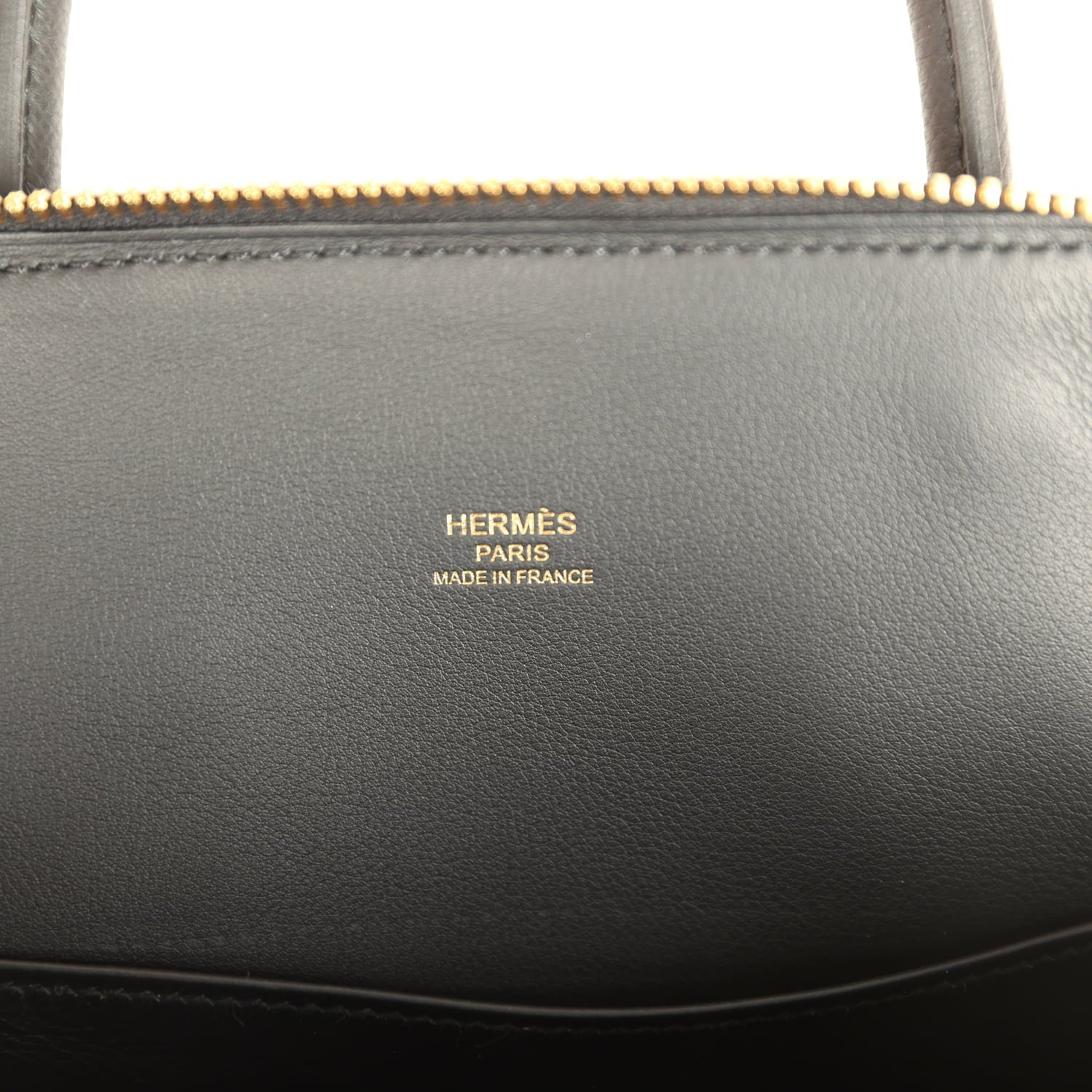 Hermes 1923 Bolide 25 Black Epsom Gold Hardware