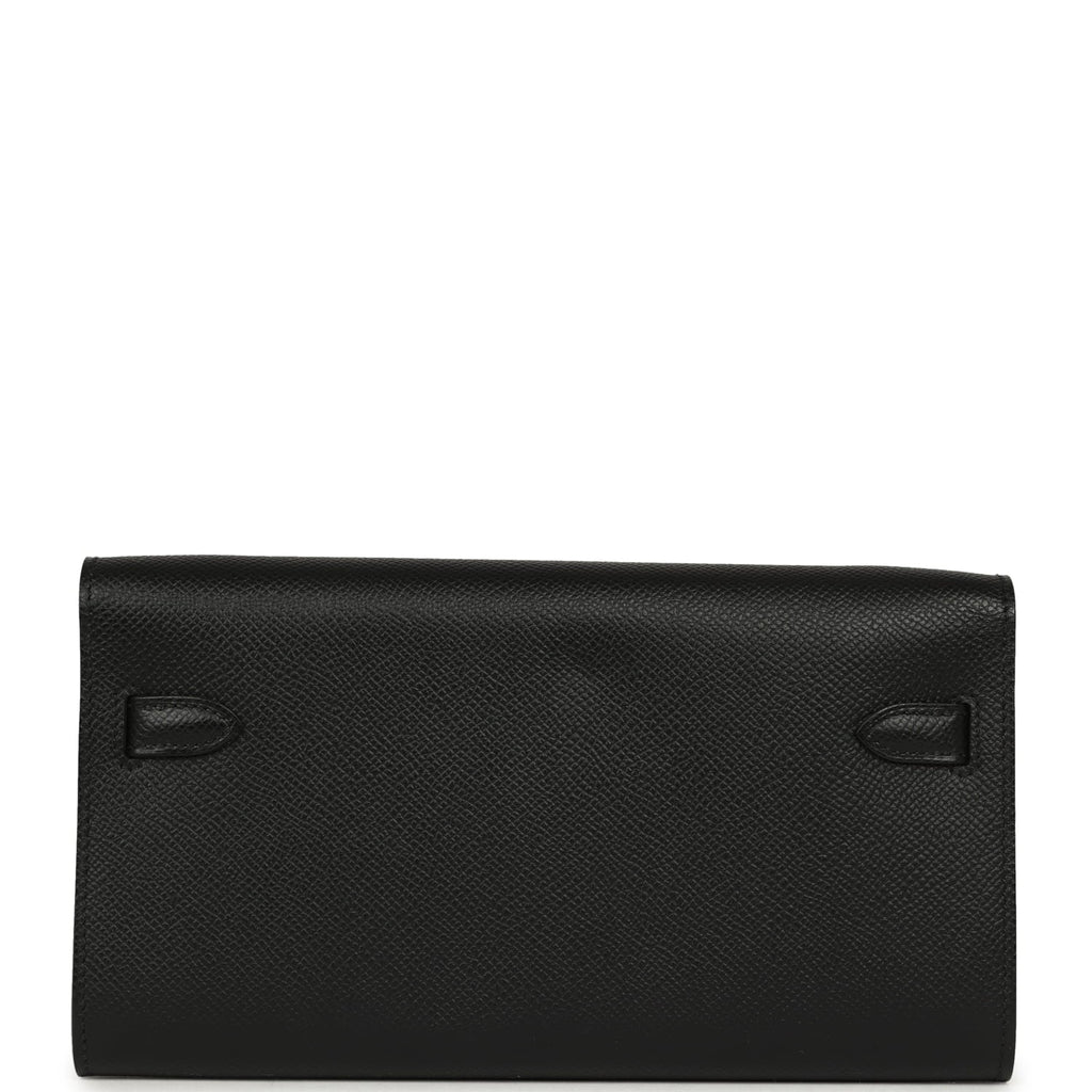 Hermes Kelly Wallet To Go Black Epsom Gold Hardware