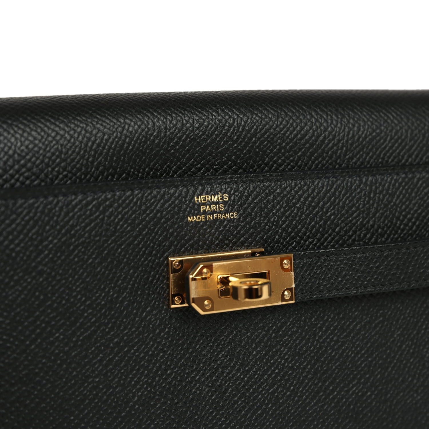Hermes Kelly Wallet To Go Black Epsom Gold Hardware