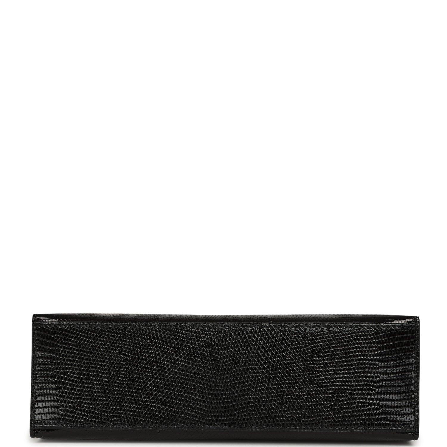 Hermes Kelly Pochette Black Varanus Niloticus Lizard Palladium Hardware
