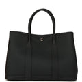 Hermes Garden Party 30 Black Negonda Palladium Hardware