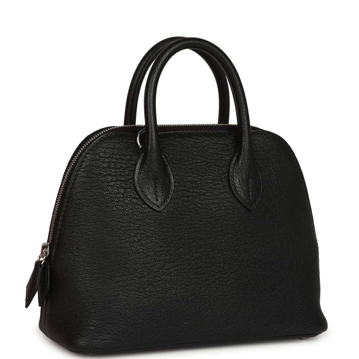Hermes 1923 Bolide Mini Black Chevre Mysore Palladium Hardware
