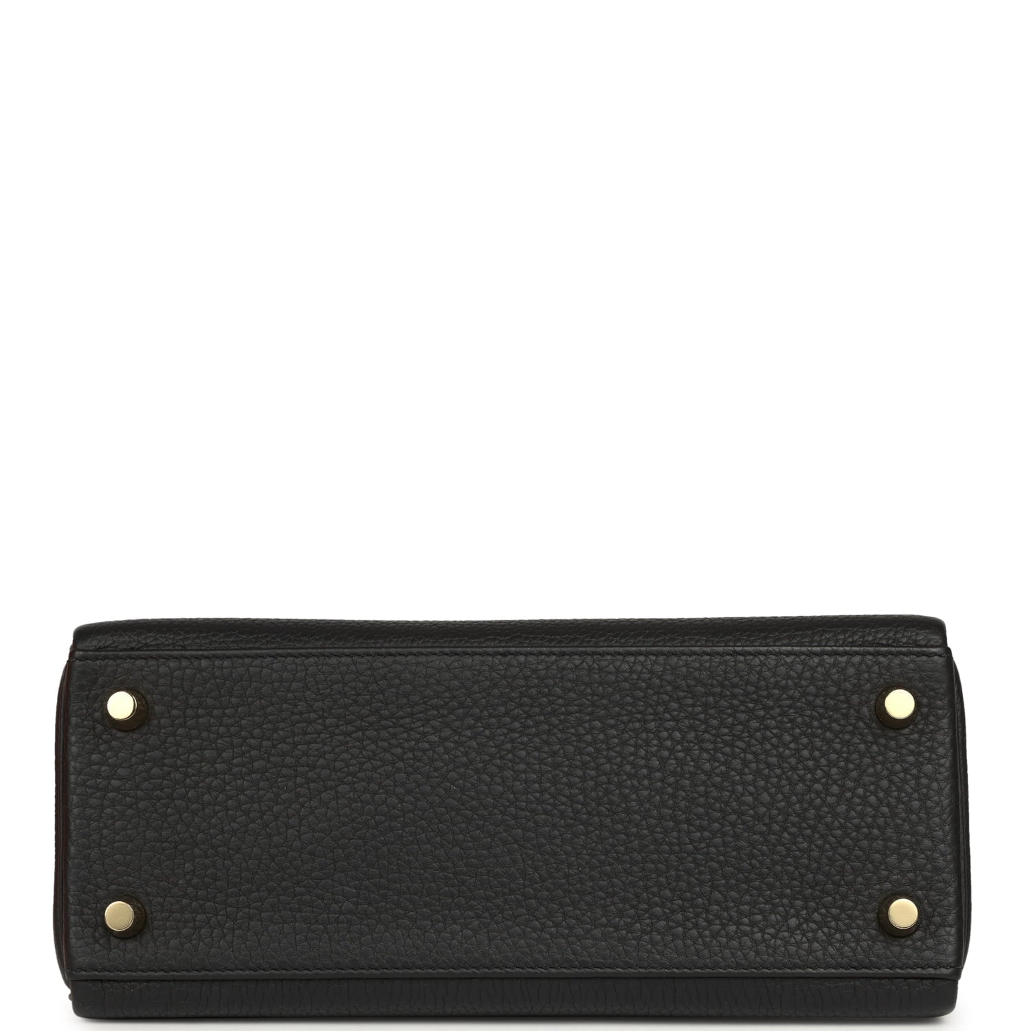 Hermes Kelly Retourne 25 Black Togo and Varanus Niloticus Lizard Touch Gold Hardware