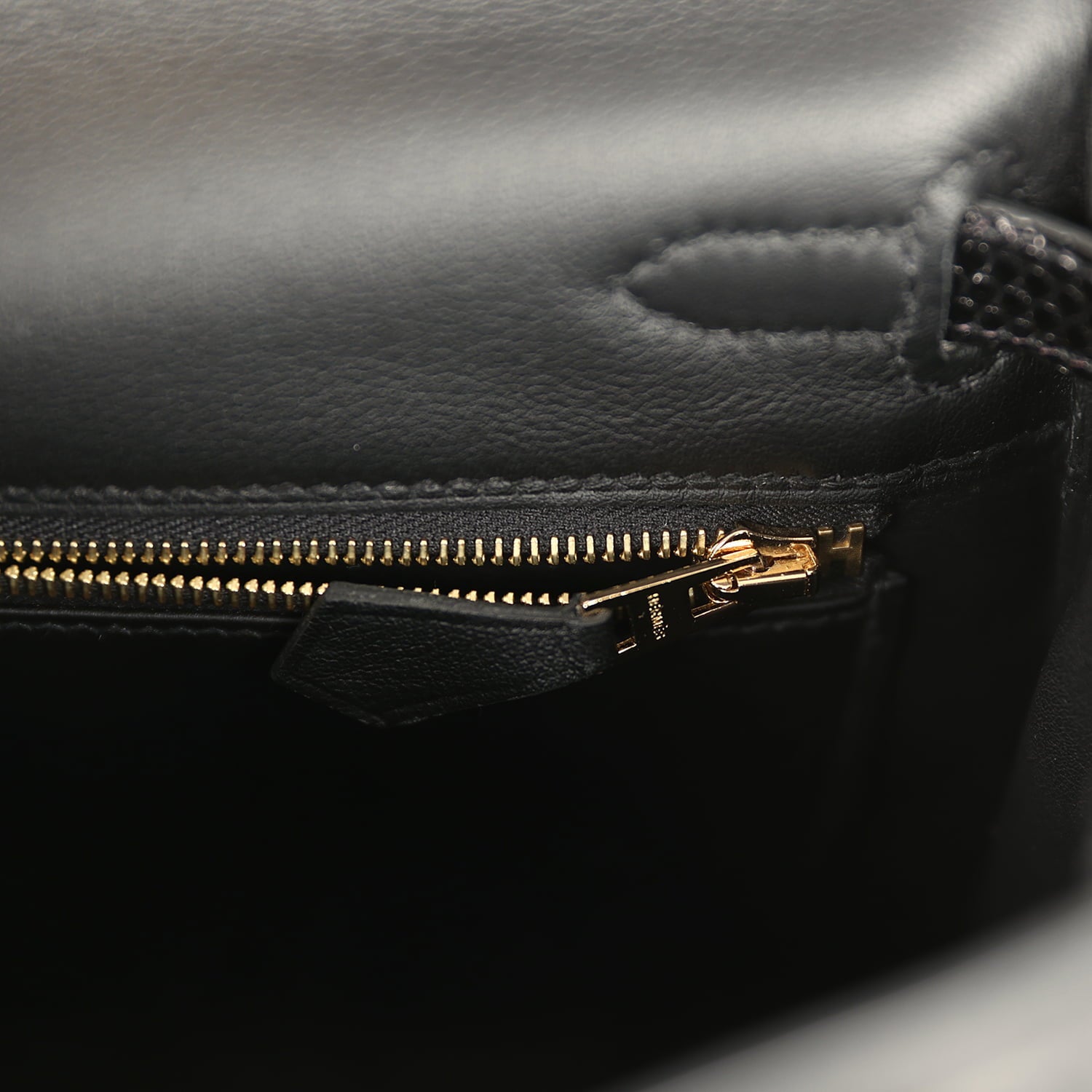 Hermes Kelly Retourne 25 Black Swift and Varanus Niloticus Lizard Touch Gold Hardware