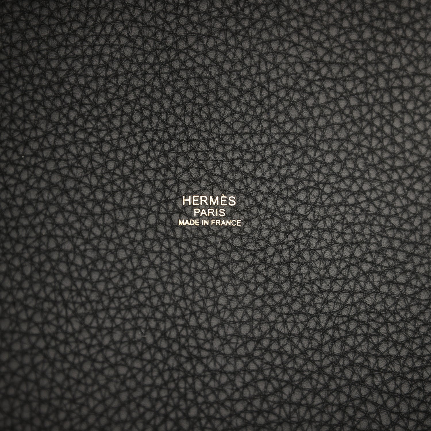Hermes Picotin Lock 22 Black Clemence Gold Hardware