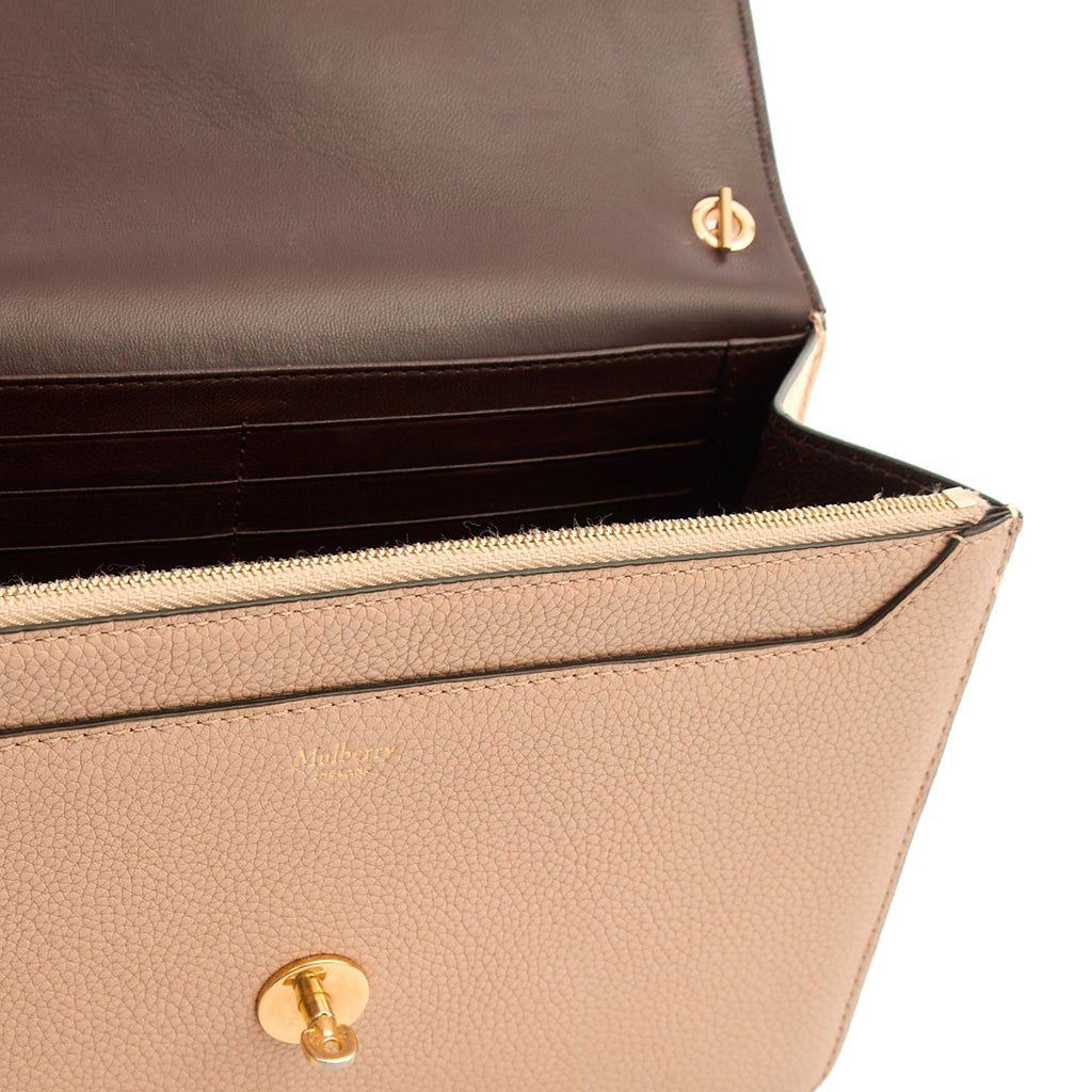 Mulberry Cross Body Darley in Rose Water, Calfskin Leather