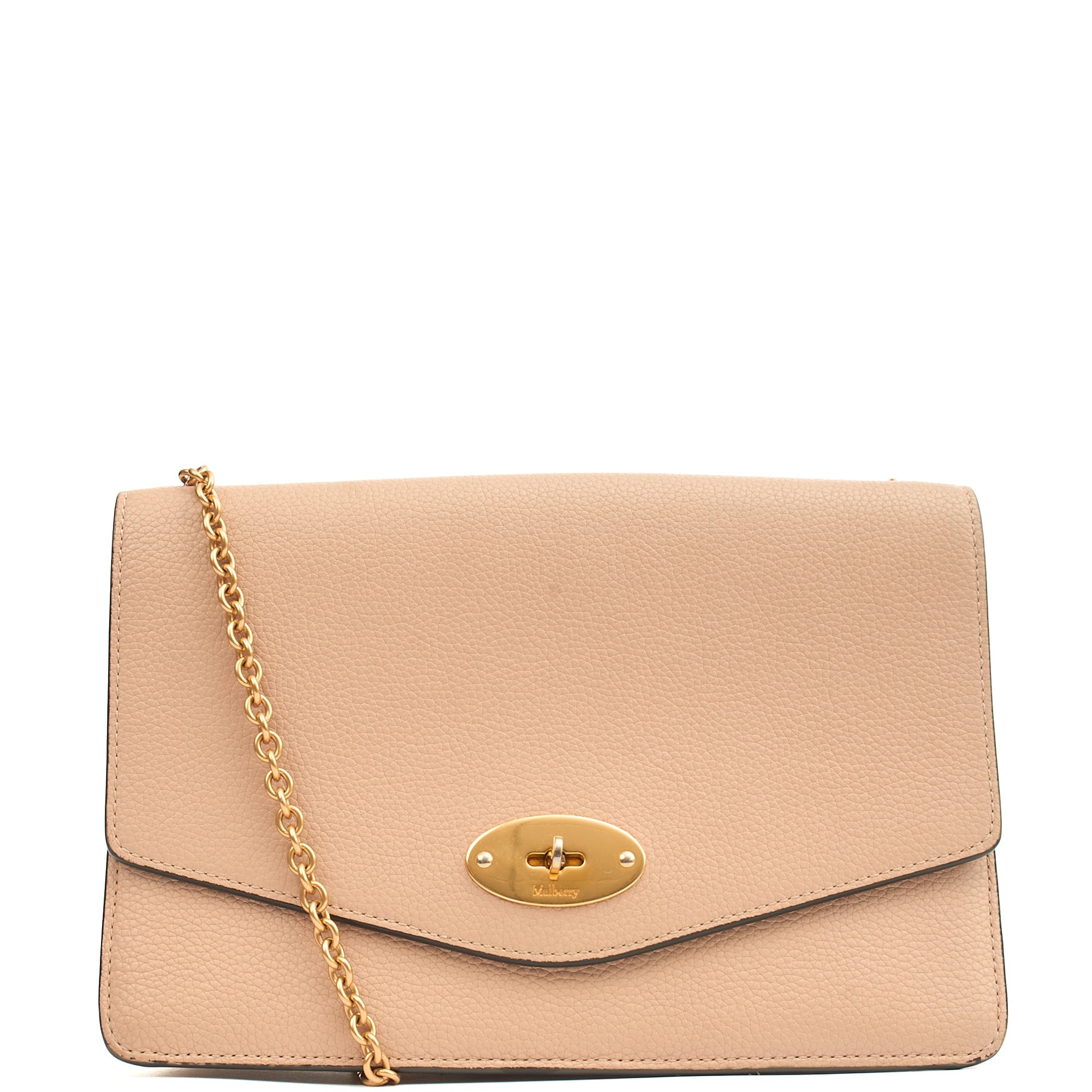 Mulberry Cross Body Darley in Rose Water, Calfskin Leather