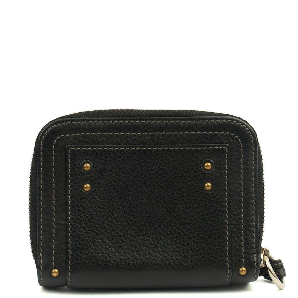 Chloe Wallet Paddington Wallet in Black, Calfskin Leather