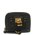 Chloe Wallet Paddington Wallet in Black, Calfskin Leather