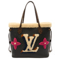 Louis Vuitton Tote Neverfull MM in Black, Leather