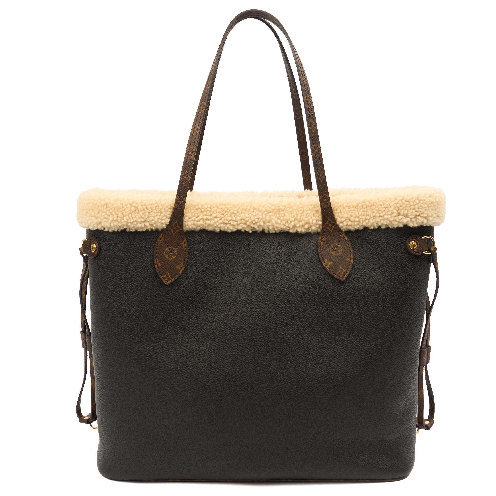 Louis Vuitton Tote Neverfull MM in Black, Leather
