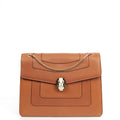 Bulgari Shoulder Bag Serpenti Forever Crossbody in Brown, Leather