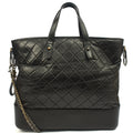 Chanel Shoulder Bag Gabrielle Hobo - Large in Black, Leather