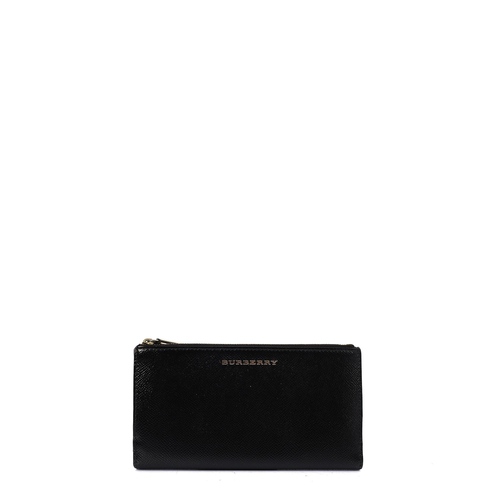 Burberry Purse Wallet in Black, Leather