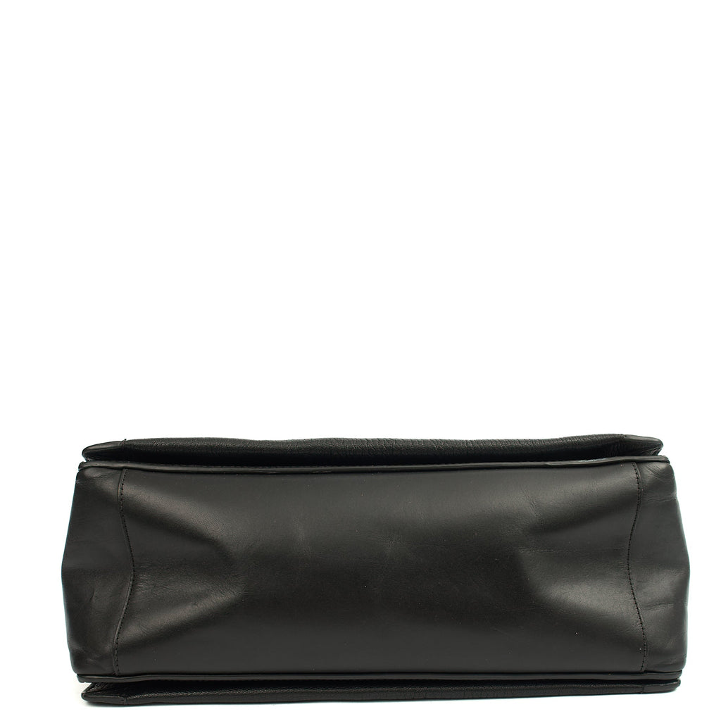 Mulberry Tote Chester in Black, Calfskin Leather