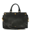 Mulberry Tote Chester in Black, Calfskin Leather
