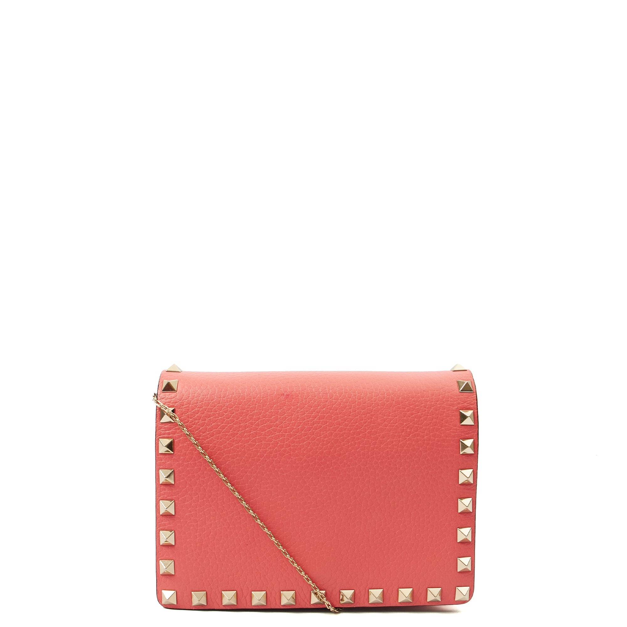 Valentino Cross Body Rockstud Crossbody Bag - Small in Pink, Calfskin