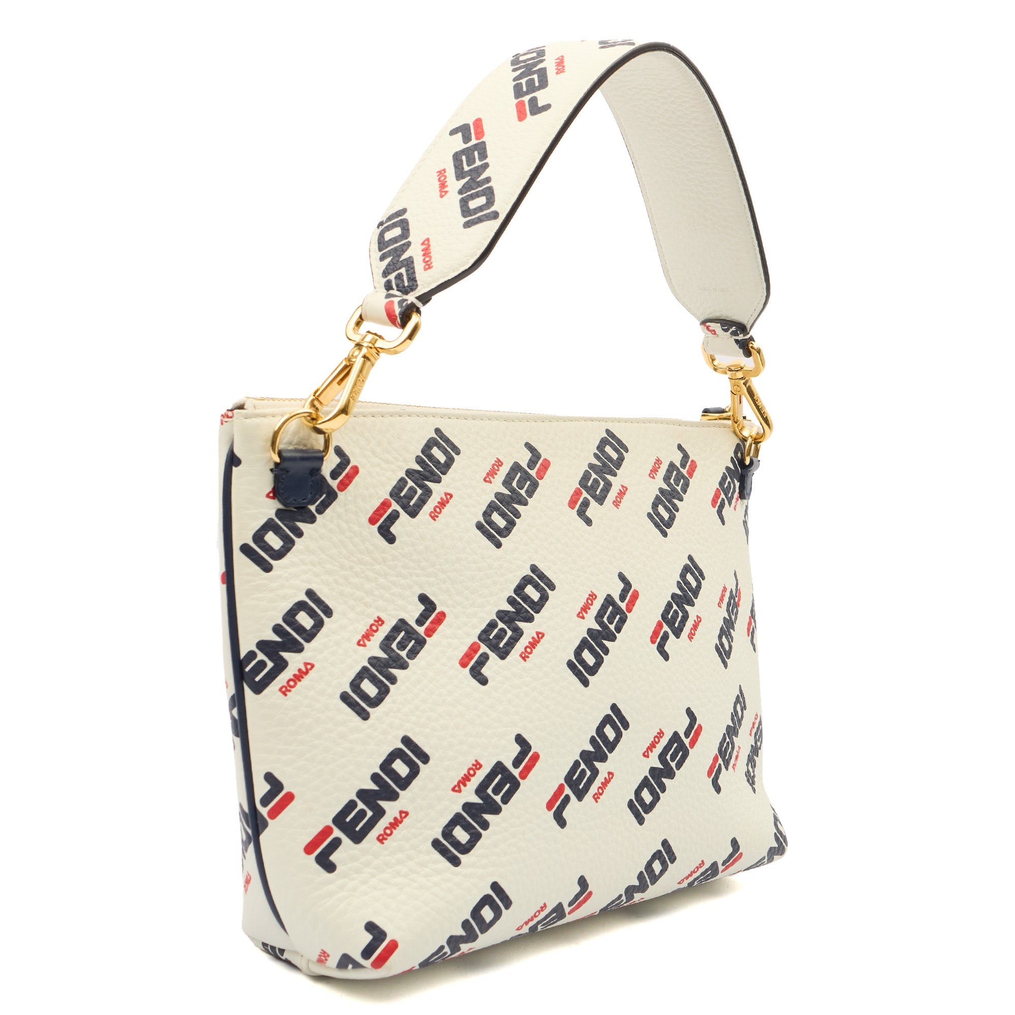 Fendi Shoulder Bag Fendi x FILA Mania in Print, Leather
