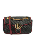 Gucci Shoulder Bag Marmont Shoulder Flap Bag - Medium in Black, Leather