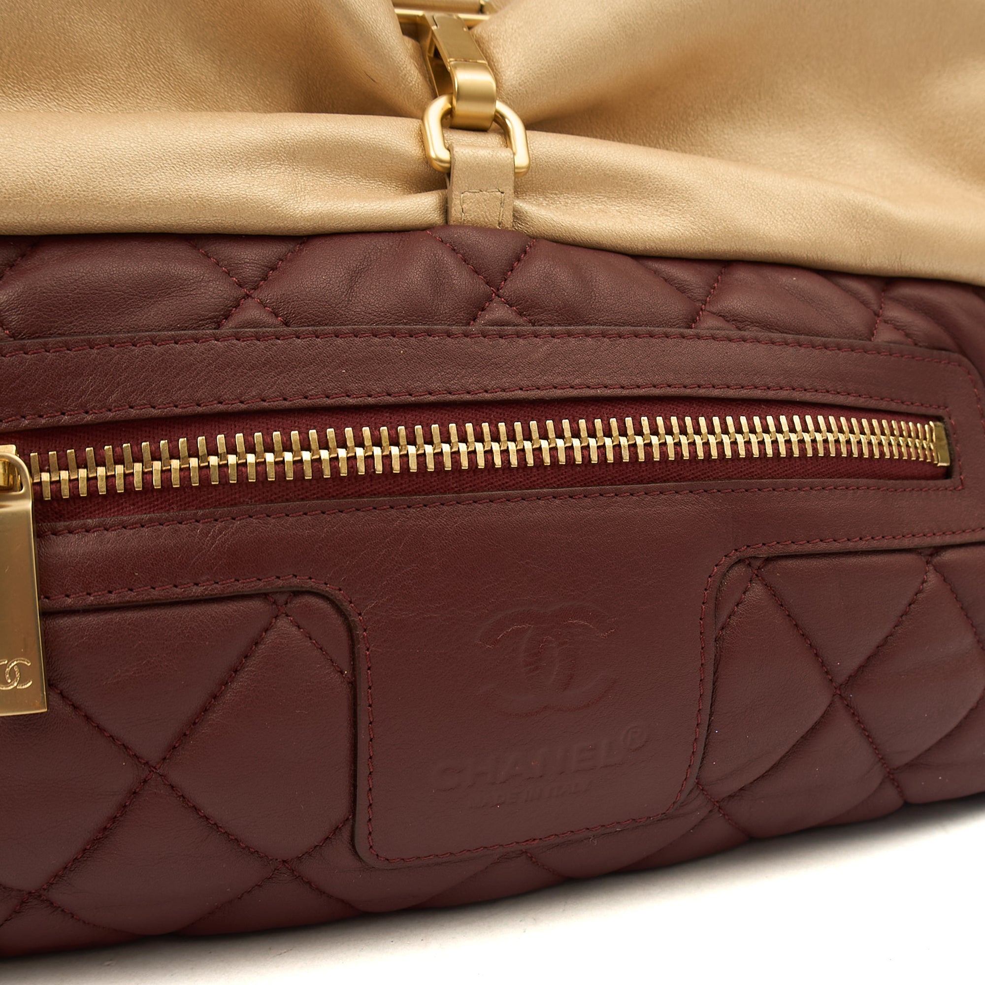 Chanel Top Handle Coco Cocoon in Metallic, Calfskin Leather
