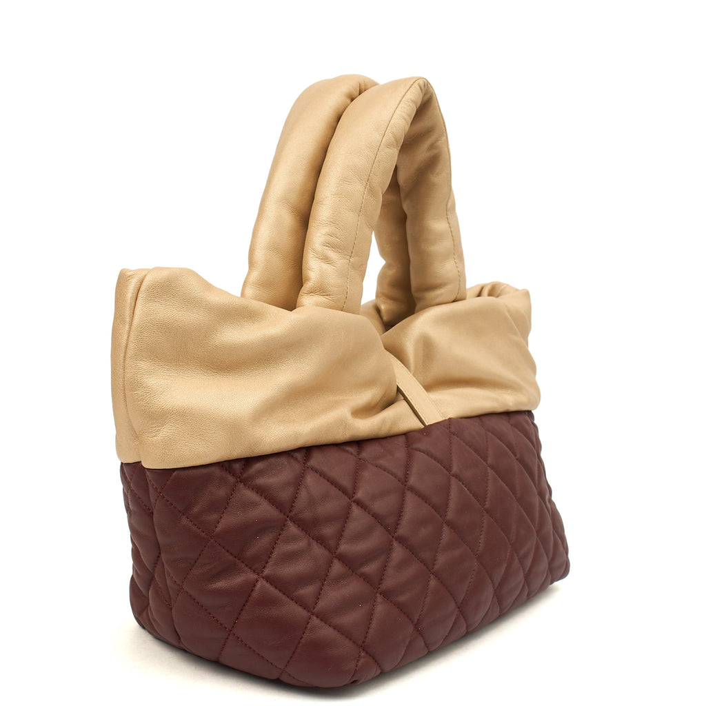Chanel Top Handle Coco Cocoon in Metallic, Calfskin Leather