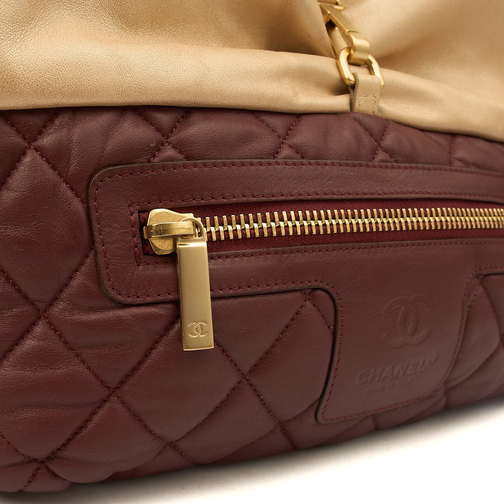Chanel Top Handle Coco Cocoon in Metallic, Calfskin Leather